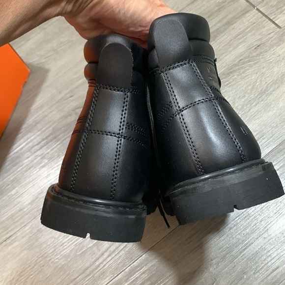 National Black‎ Leather Composite Toe Electric Hazard Boots New in Box Size 10 main image 7
